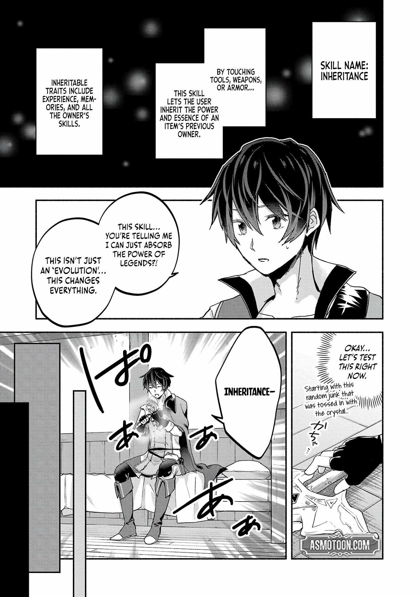 My Trash Skill 'Appraisal' Awakened into 'Inheritance' — Now I Wield the Power of Heroes and Stand Unmatched! Chapter 1 35